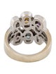 Ring 14K Multistone & Diamond Pavé Cocktail