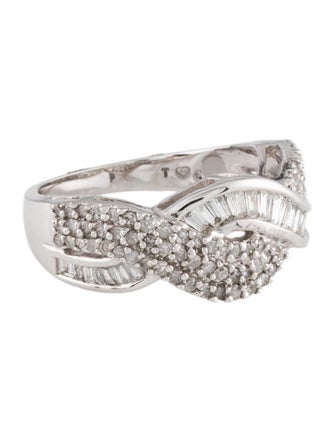 Ring 14K Diamond Woven Band