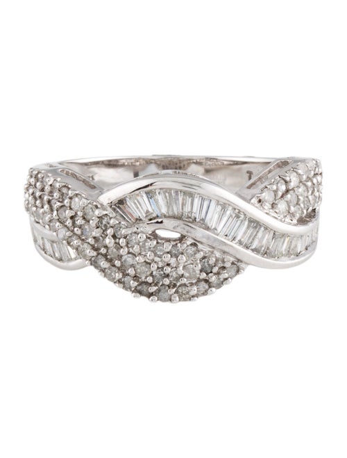 Ring 14K Diamond Woven Band