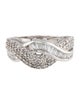Ring 14K Diamond Woven Band