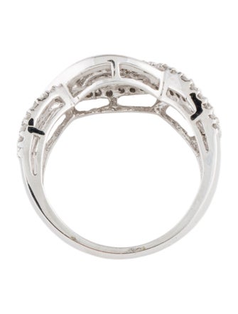 Ring 14K Diamond Woven Band