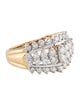 Ring 14K 1.25ctw Diamond Multi Row Band