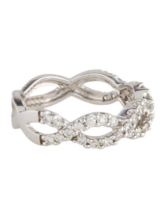 Ring 14K Diamond Twist Band