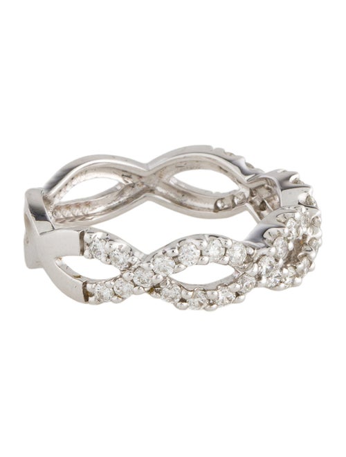 Ring 14K Diamond Twist Band