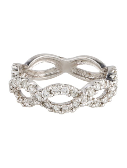 Ring 14K Diamond Twist Band