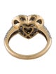 Ring 14K 1.51ctw Diamond Heart Cocktail Ring