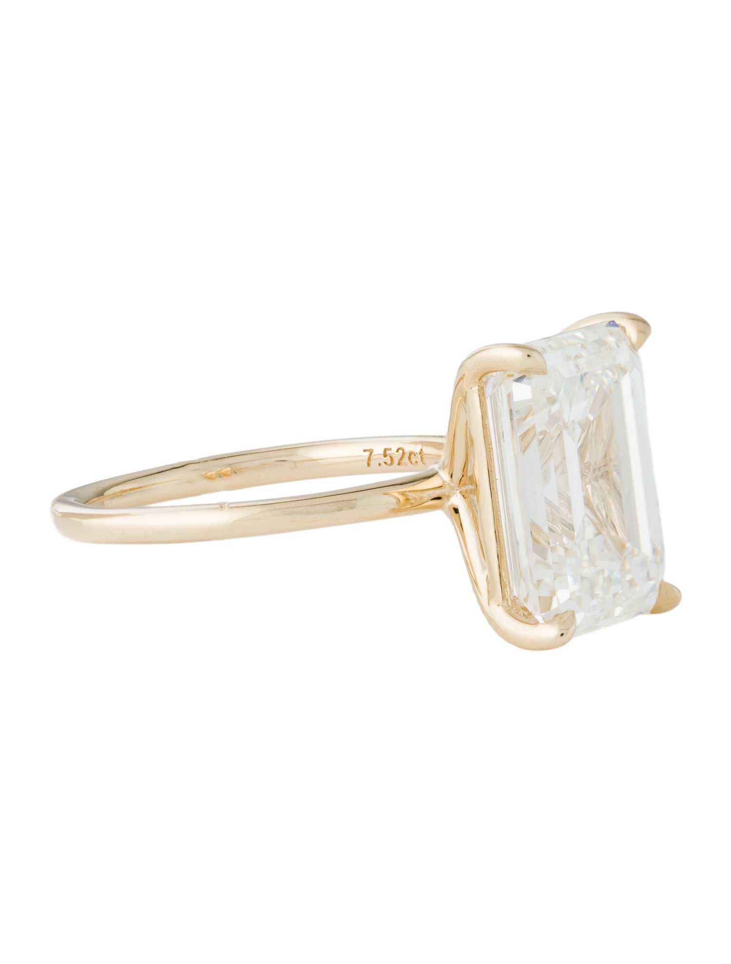 Ring 14K 7.59ctw Lab-Grown Diamond Solitaire Engagement Ring