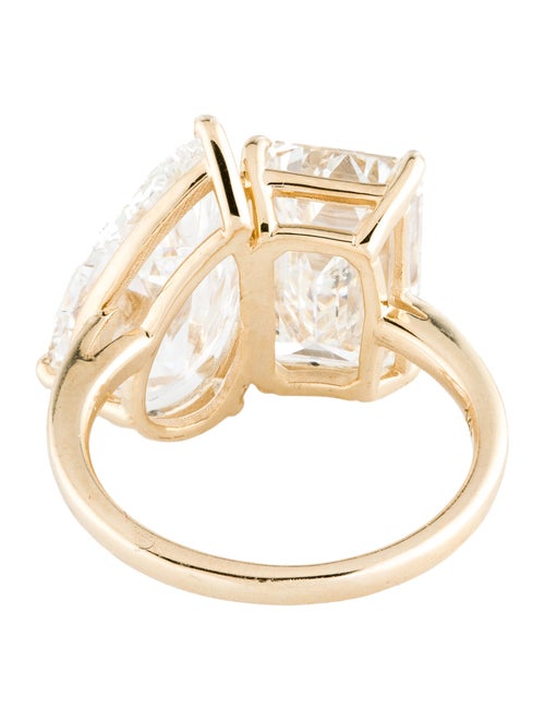 Ring 14K 10.50ctw Lab-Grown Diamond Toi-et-moi Engagement Ring
