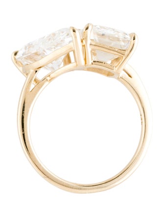 Ring 14K 10.50ctw Lab-Grown Diamond Toi-et-moi Engagement Ring