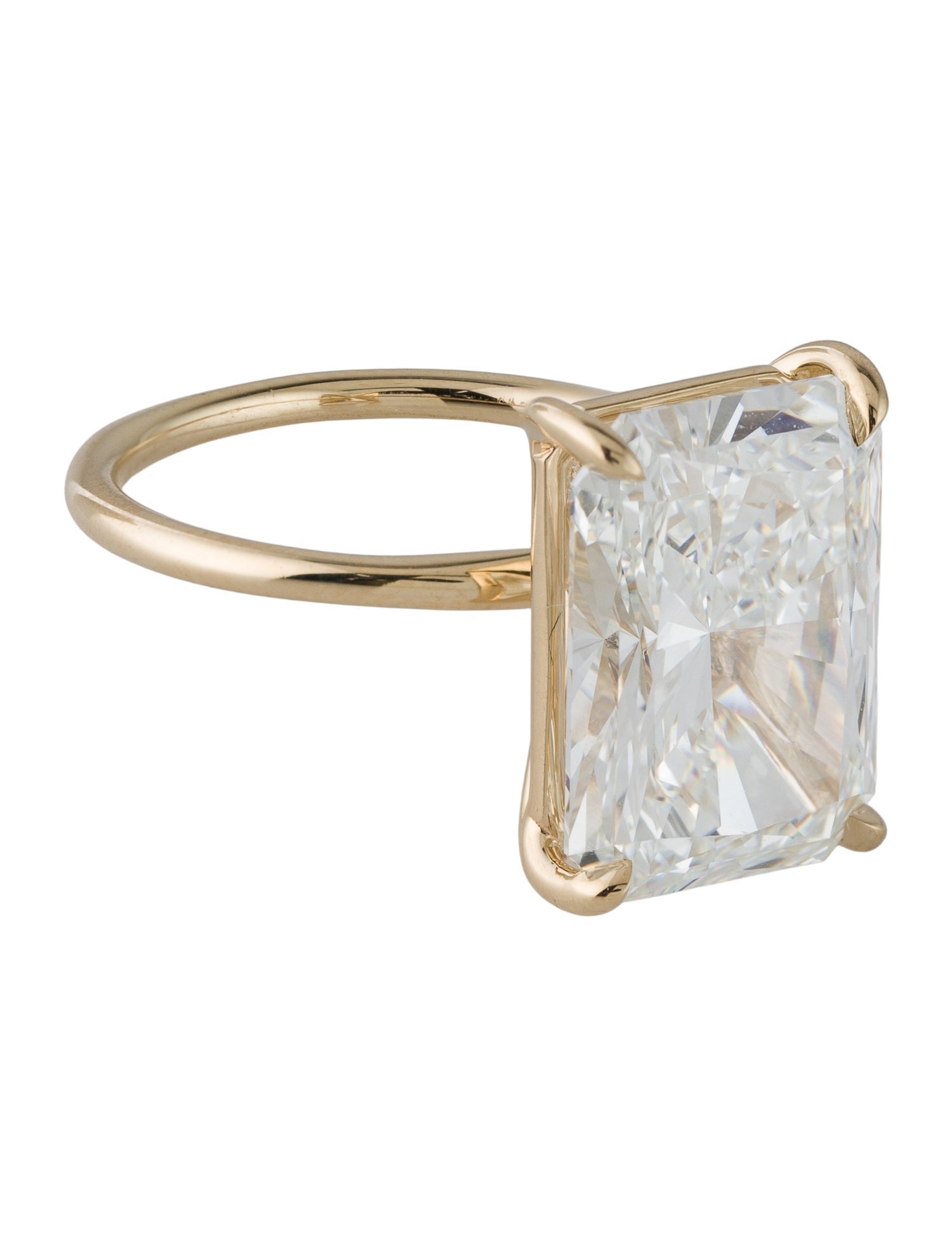 Ring 14K 7.24ct Lab-Grown Diamond Engagement