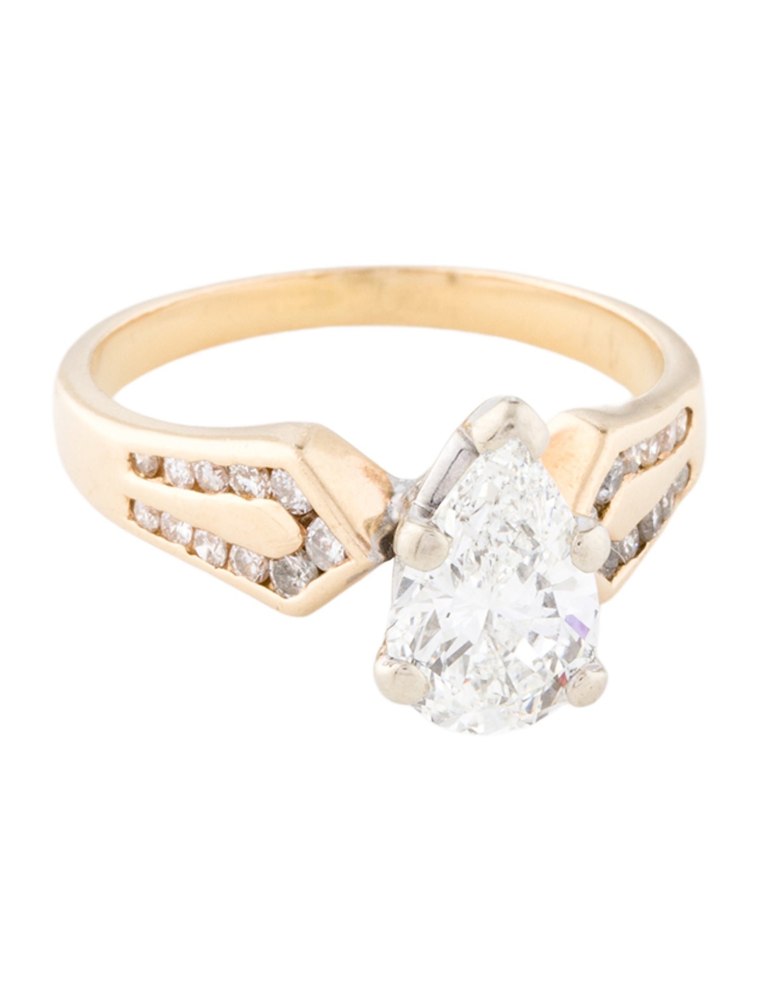 Ring 14K 1.21ct Diamond Engagement