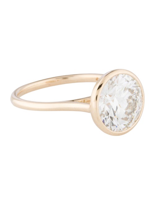 Ring 14K 4.04ct Lab-Grown Diamond Engagement Ring