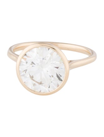 Ring 14K 4.04ct Lab-Grown Diamond Engagement Ring