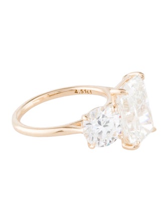 Ring 7.53ctw Lab-Grown Diamond Three-Stone Engagement Ring