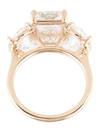 Ring 7.53ctw Lab-Grown Diamond Three-Stone Engagement Ring