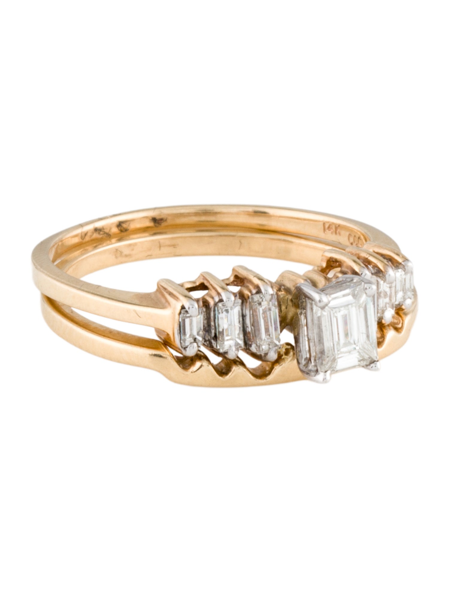 Ring 14K Diamond Bridal Set