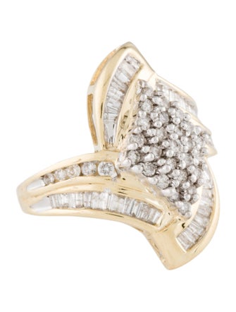 Ring 14K 1.08ctw Diamond Cocktail Band