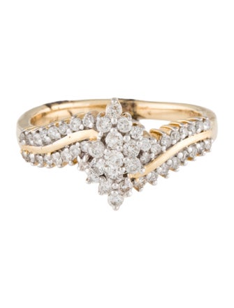 Ring 14K Diamond Cocktail Ring