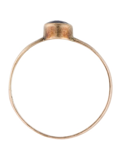 Ring 10K 1.07ct Sapphire Cocktail Ring