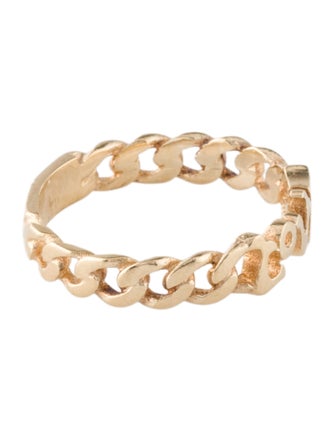 Ring 14K 'LOVE' Chain Ring