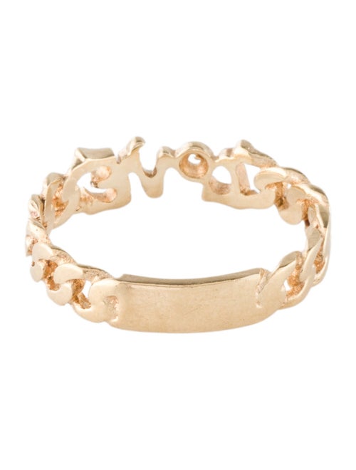 Ring 14K 'LOVE' Chain Ring