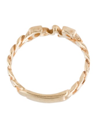 Ring 14K 'LOVE' Chain Ring