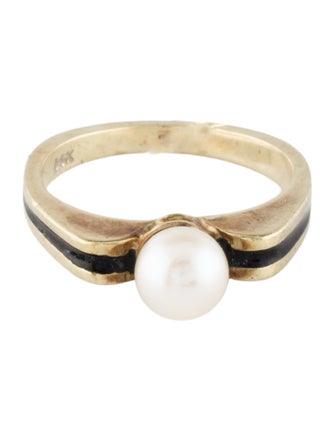 Ring 14K Pearl Cocktail Ring