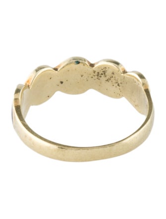 Ring 14K Enamel Heart Ring