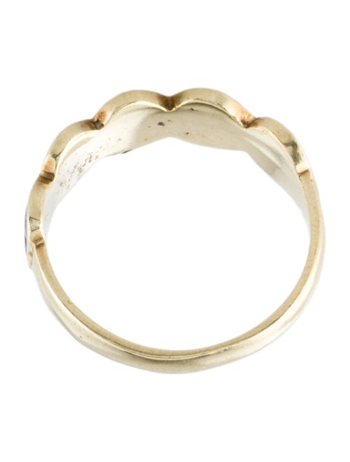 Ring 14K Enamel Heart Ring