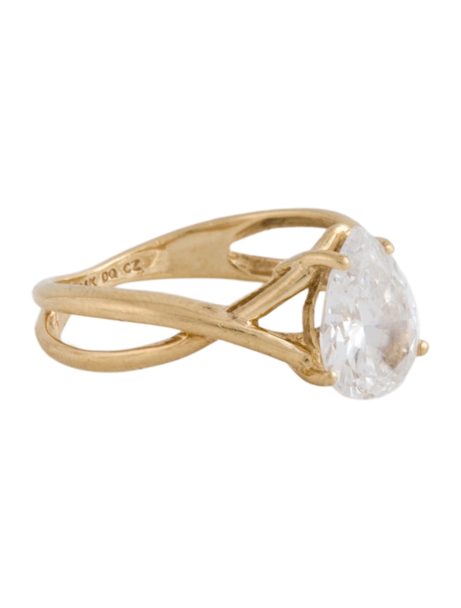 Ring 14k Cubic Zirconia Engagement