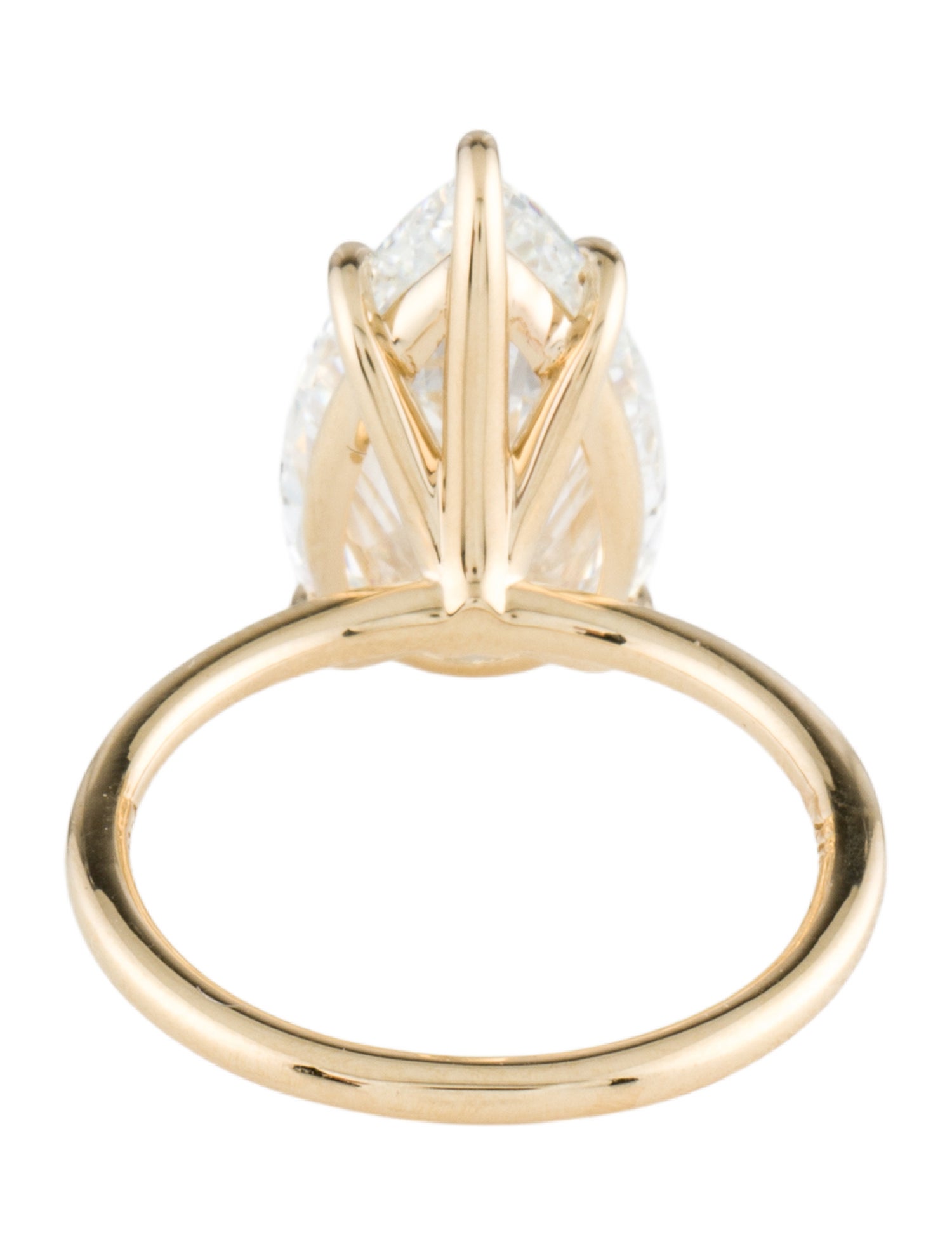 Ring 14K 6.18ct Lab-Grown Diamond Engagement Ring