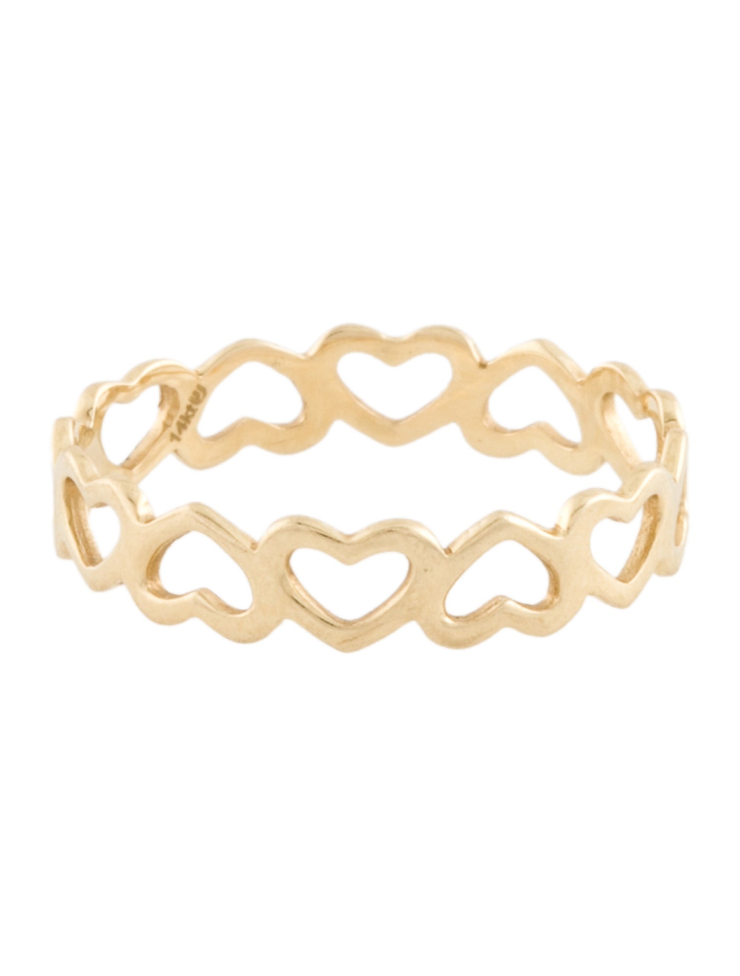 Ring 14K Heart Band