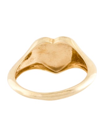 Ring 14K Heart Signet Ring