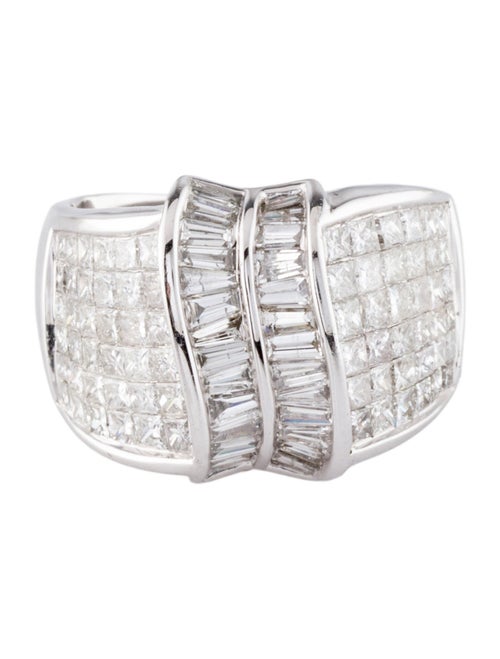 Ring 14K 3.00ctw Diamond Cluster Cocktail Ring