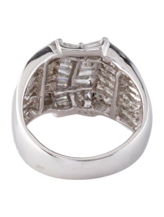 Ring 14K 3.00ctw Diamond Cluster Cocktail Ring