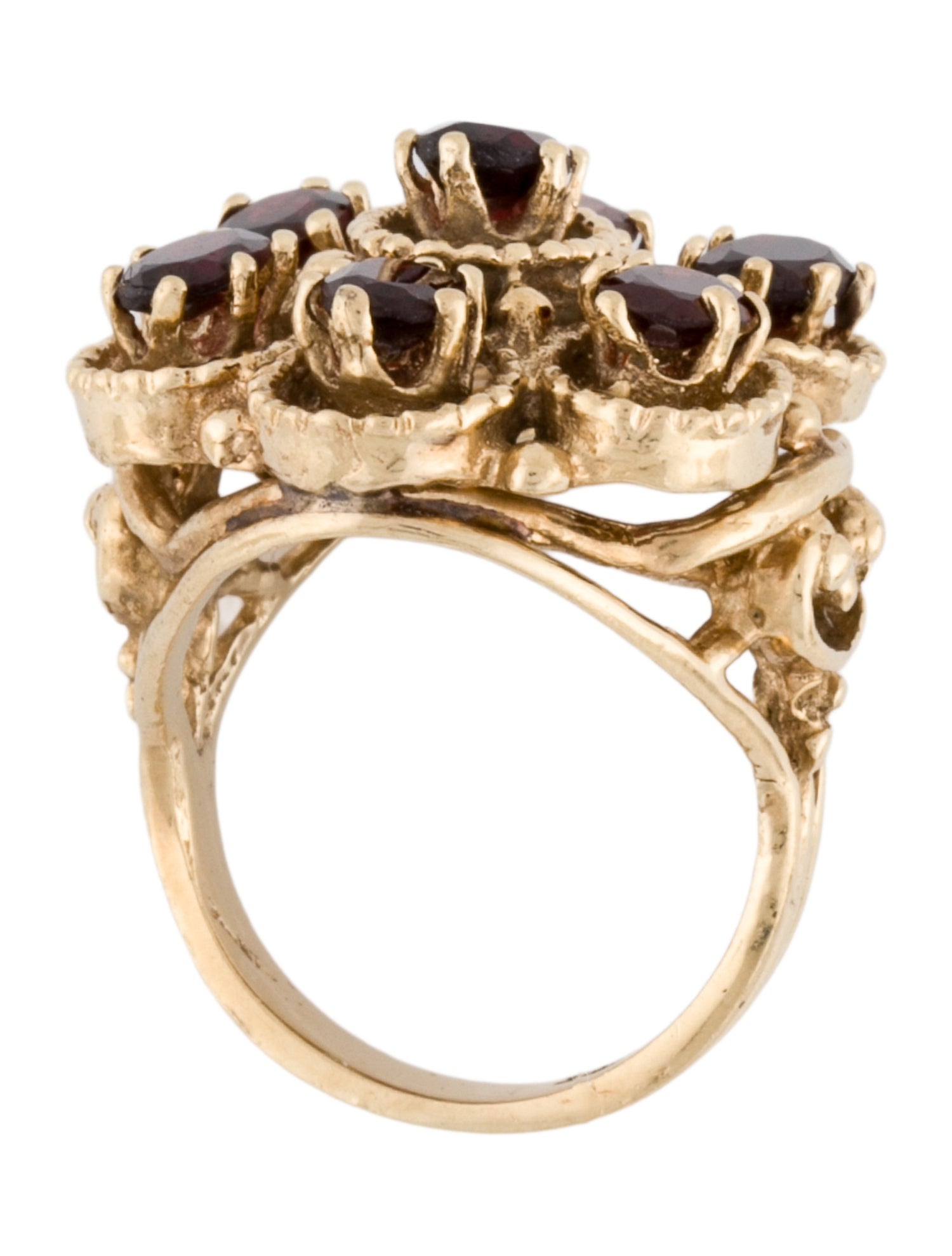 Ring Garnet Cocktail Ring