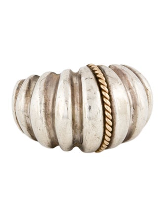 Ring Two-Tone Dome Ring