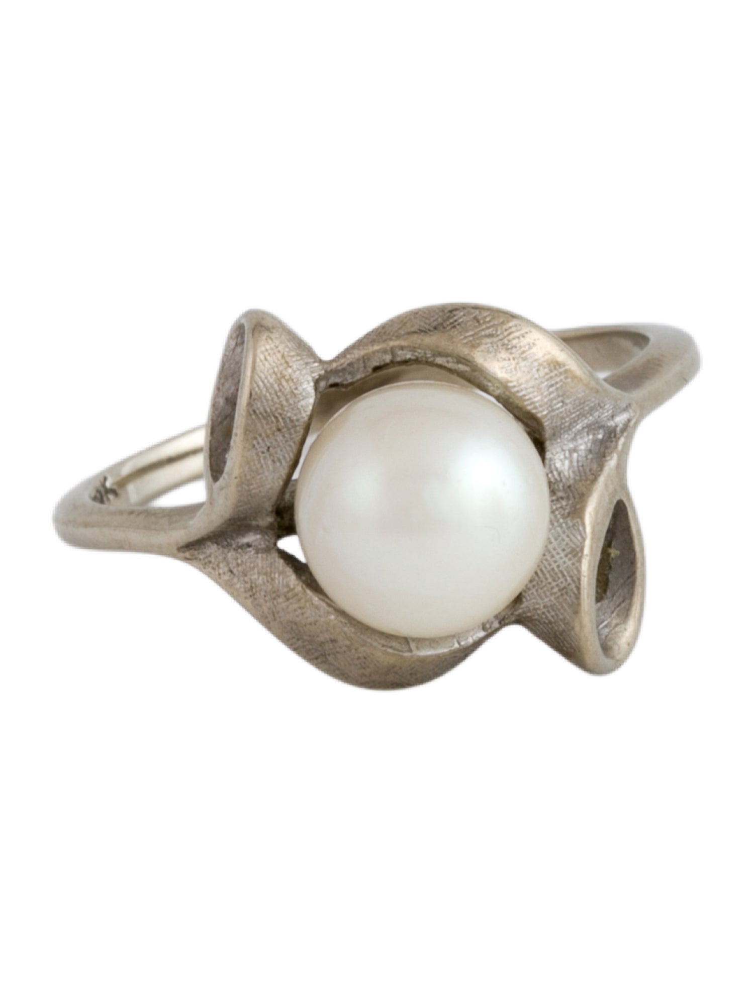 Ring 10K Pearl Ring