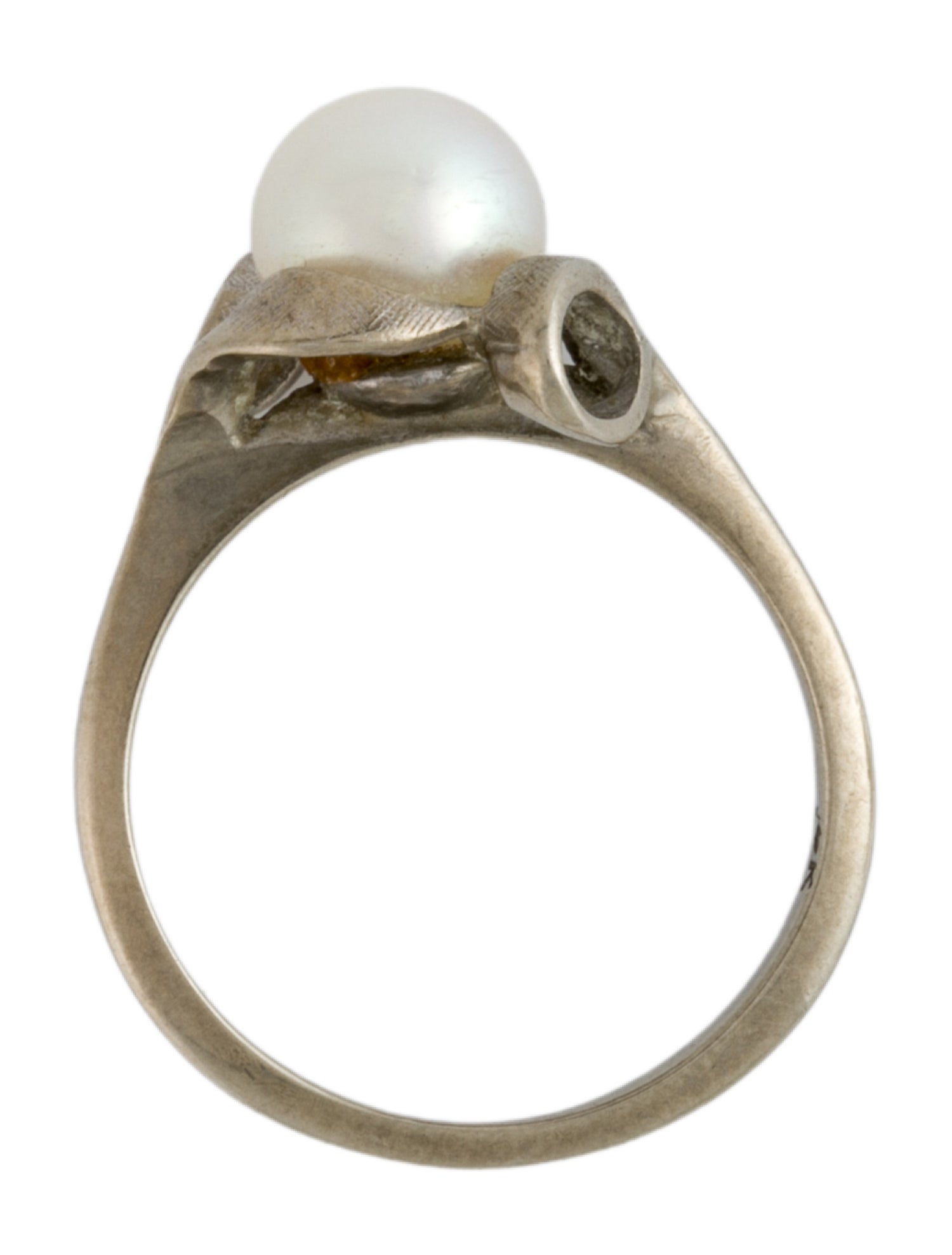 Ring 10K Pearl Ring