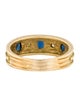 Ring 18K Sapphire & Diamond Band