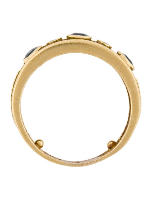 Ring 18K Sapphire & Diamond Band