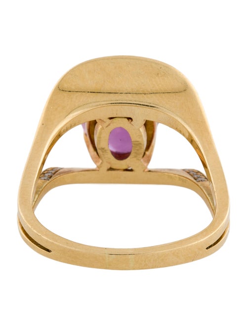 Ring Jean-François Albert 18K 4.25ct Pink Sapphire & Diamond Mouth Ring