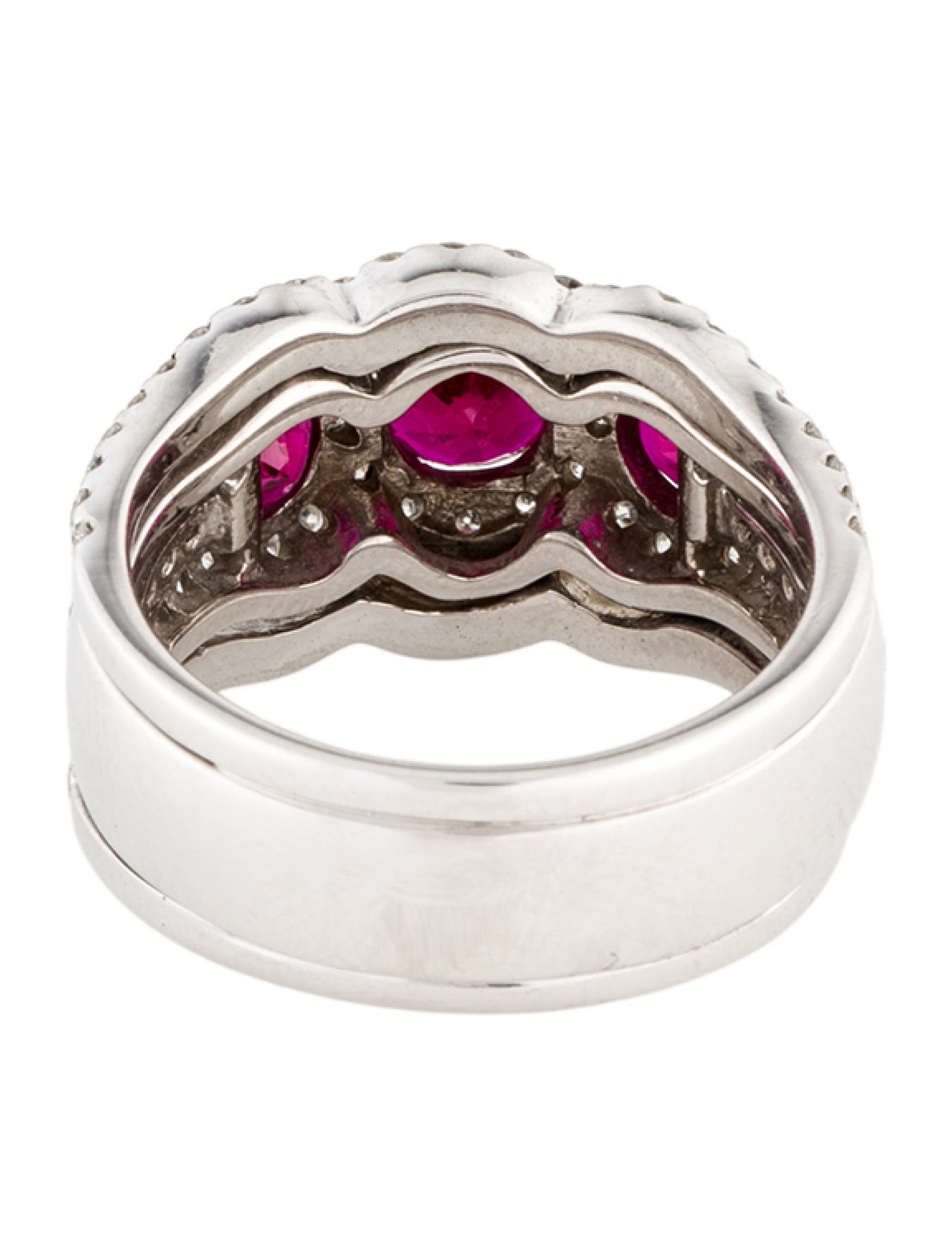 Ring A. Jaffe 18K 1.81ctw Ruby & Diamond Cocktail Ring