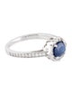 Ring 14K 1.50ct Sapphire & Diamond Cocktail Ring