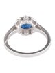 Ring 14K 1.50ct Sapphire & Diamond Cocktail Ring
