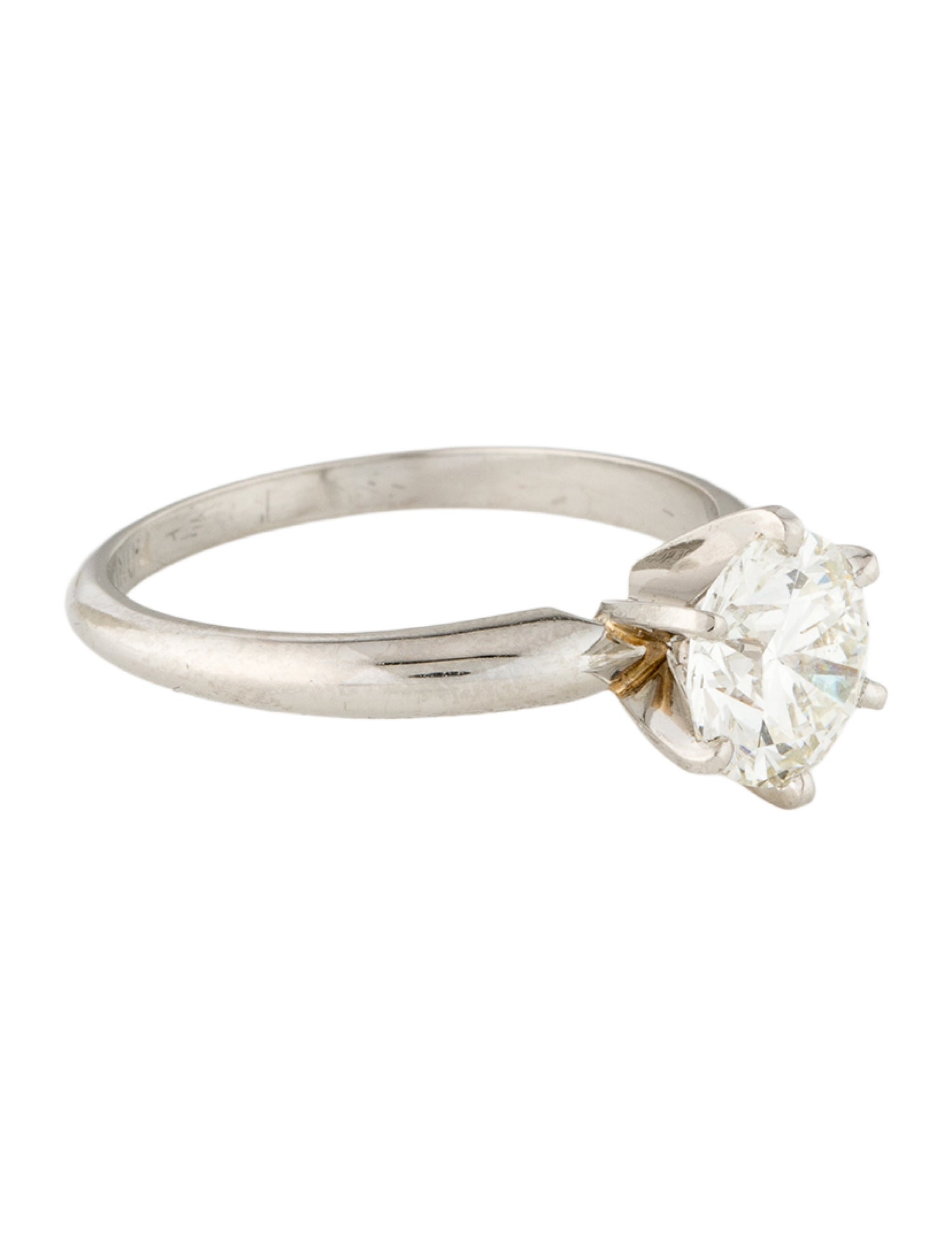 Ring Platinum 1.33ct Lab-Grown Diamond Engagement Ring