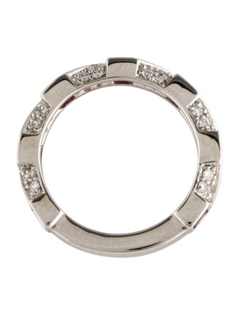 Ring 14K Ruby & Diamond Band