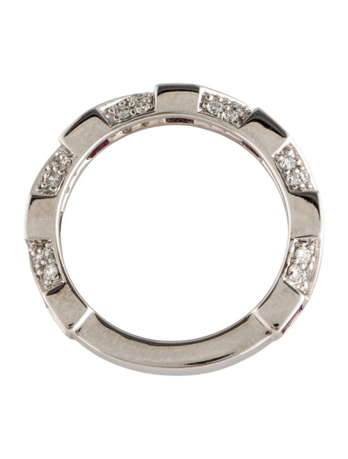 Ring 14K Ruby & Diamond Band