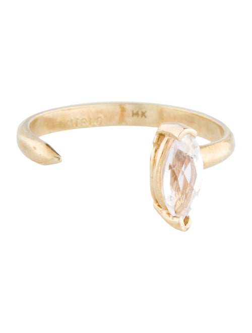 Ring 14K Sapphire Open Band