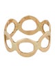 Ring 14K Hammered Circle Motif Midi Ring